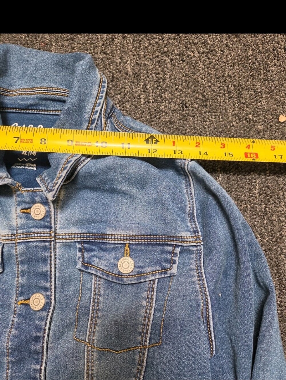 Cat & Jack Kids Size 14 Jeans & Jacket - Picture 6 of 7